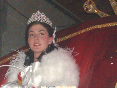 24 de Septiembre de 2006. La Reina de las fiestas en el desfile nocturno
