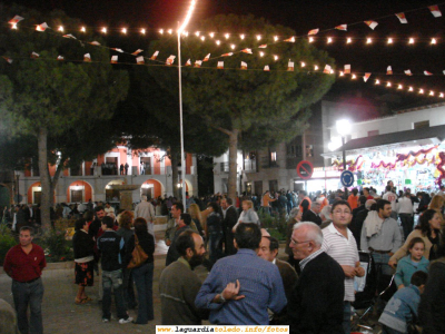 28 de Septiembre de 2006. Instantánea de la Plaza antes de los toros de fuego
