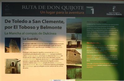 11 de Marzo de 2007. Cartel informativo en el Merendero de la Ruta de Don Quijote
Dar click a la foto para leer el texto con mayor definición
