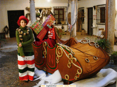 Navidad 2007. El trineo de Papá Noel en la Casa de los Jaenes
