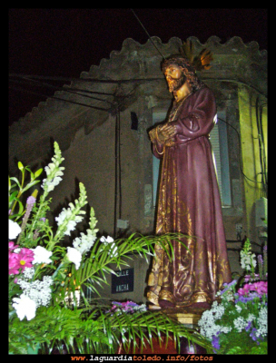 Procesión Jueves Santo 2010
Jesús de Medinaceli en el cruce de la calle Ancha con la calle Mayor
