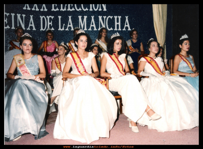 Gema Huete
Gema Huete (reina de las fiestas 1997) En la elección de reina de  La Mancha 1998.
Keywords: Gema Huete reina fiestas 1997