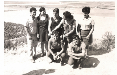NOVIOS
Novios: Pepe, Mari Huerta, Lola Redajo, Paca y Julián Pedraza y Rufino Pedraza,  1970.    
Keywords: Novios pepe paca 