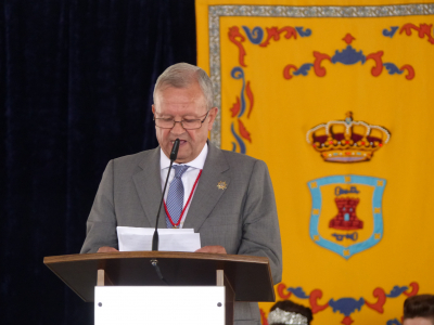 Presidente de la Cofradía del Santo Niño, D. José Luis Guzmán García
Saluda el presidente de la Cofradía del Santo Niño. 24-9-17
