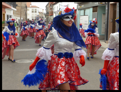 Carnaval 2016
Desfile de comparsas,  carnaval  21-2-2016
Comparsa de Lillo ganadora del quinto premio comarcal. 
Keywords: Desfile carnaval 