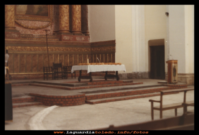 obras de la iglesia
Obras en la iglesia,año 1984 
LOS ESCENARIOS DE LA VIDA: Edificios: Iglesia Parroquial
Keywords: Obras en la iglesia