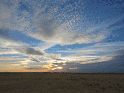 Puesta de sol desde la carretera de Villatobas 16-10-2016
