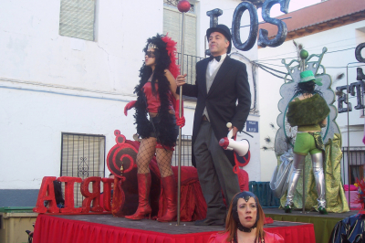 10 de Febrero de 2008. Desfile de Carnaval. La comparsa local "Los siete pecados capitales"
