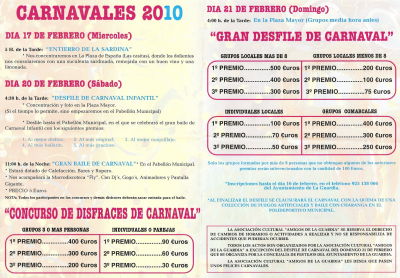 Programa de carnaval 2010.
Keywords: Programa de carnaval 2010