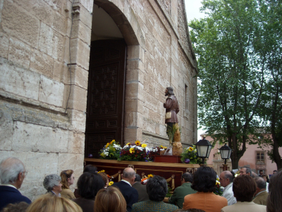 15 de mayo de 2008 , llegada de San Isidro a la iglesia
