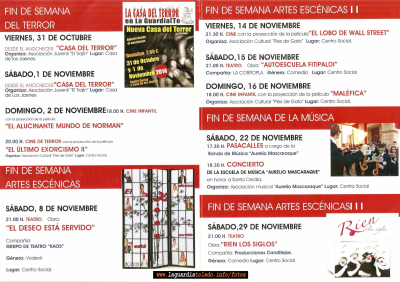 Noviembre Cultural 2014
Keywords: noviembre teatro