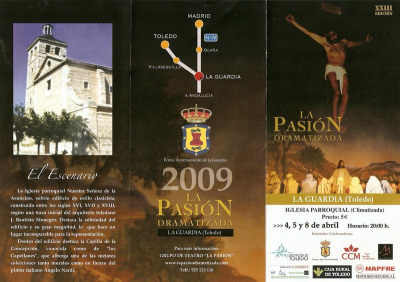 Cartel de la representación de La Pasión Dramatizada 2009
Keywords: pasión 2009