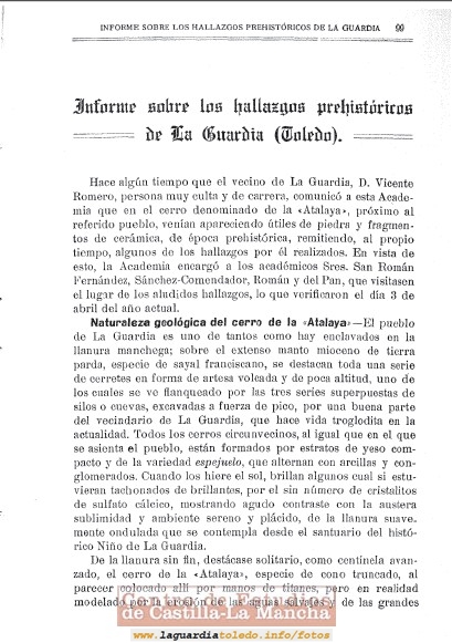 Informe de los hallazgos prehistóricos de La Guardia
ASOCIACIONES CULTURALES: Proyecto Tupi
Keywords: Informe de los hallazgos prehistóricos