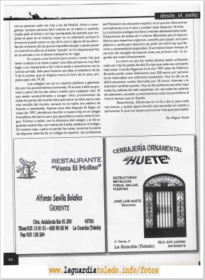  El Balcón de La Guardia
Nº 1 de la revista cultural de información local  El Balcón de La Guardia
Pagina 44

Keywords:  revista cultural