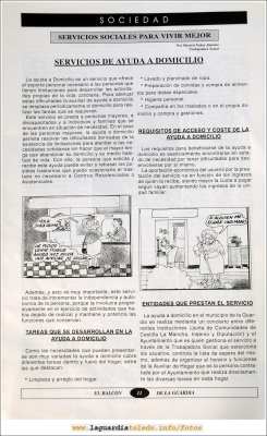Primer número de "El Balcón de La Guardia" aparecido en el otoño del 1995. Página 11
Keywords: el balcon de la guardia