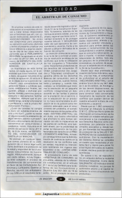 Primer número de "El Balcón de La Guardia" aparecido en el otoño del 1995. Página 14
Keywords: el balcon de la guardia
