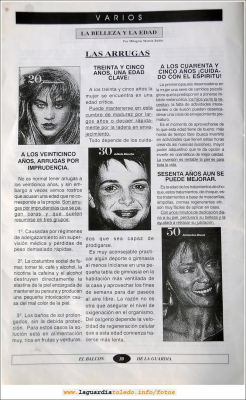 Primer número de "El Balcón de La Guardia" aparecido en el otoño del 1995. Pág.30
Keywords: el balcon de la guardia