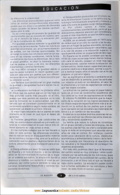 Primer número de "El Balcón de La Guardia" aparecido en el otoño del 1995. Página 8
LA GUARDIA A TRAVES DE SUS PROPIOS MEDIOS DE COMUNICACION: El Balcón de la Guardia
Keywords: el balcon de la guardia 1995
