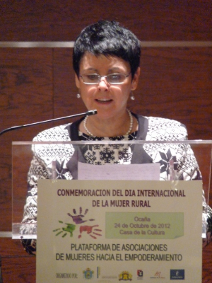 Galardonadas
Discurso de agradecimiento por la concesión del galardón a la empresaria-emprendedora  entregado el día internacional de la mujer rural, celebrado en Ocaña el 24 de Octubre del 2012
