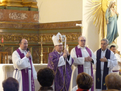 Solemne misa el 8/3/2020 
Solemne misa presidida por el Obispo Don Francisco por e inicio de la Misión Diocesana
