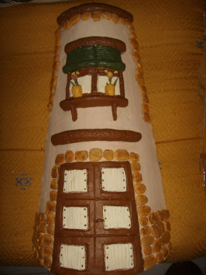 Curso de decoración de tejas (I)
Teja decorada
