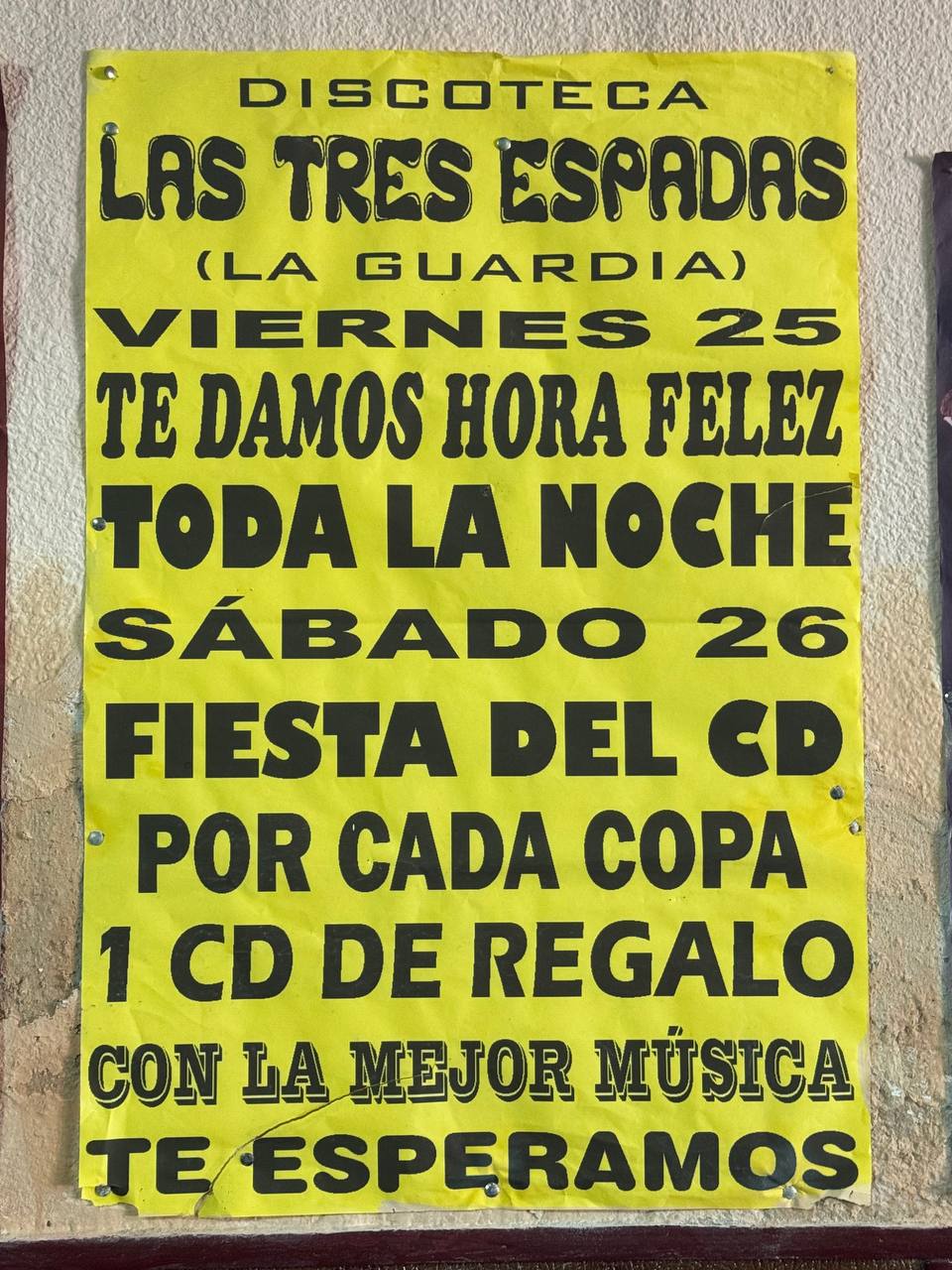Cartel Tres Espadas