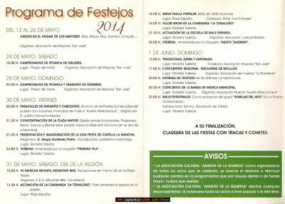 Programa 2014
Programa de Fiestas Castilla la Mancha 2014
Keywords: programa fiestas castilla la mancha 2014
