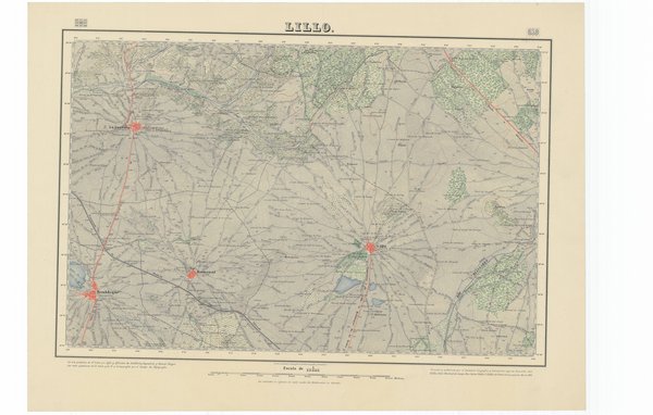 Mapa cartográfico de La Guardia de 1884 gentileza del Instituto Geográfico Nacional (I.G.N.)
