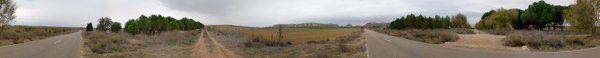 Foto panorámica de 360º del Castillo de Monreal
