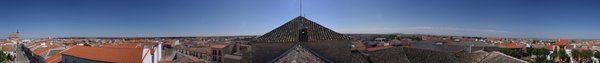 Foto panorámica de 360º desde el tejado del convento durante su obra de rehabilitación como biblioteca. Mayo 2011
LOS ESCENARIOS DE LA VIDA: Edificios. El convento
