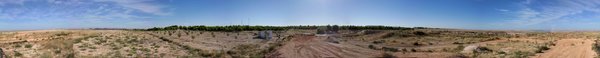 Panorámica de 360º desde el circuito de motocross
