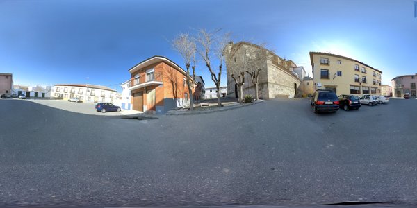 Vista esférica del exterior de la Iglesia Parroquial

