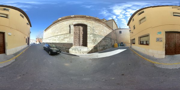 Vista esférica del exterior de la Iglesia Parroquial
