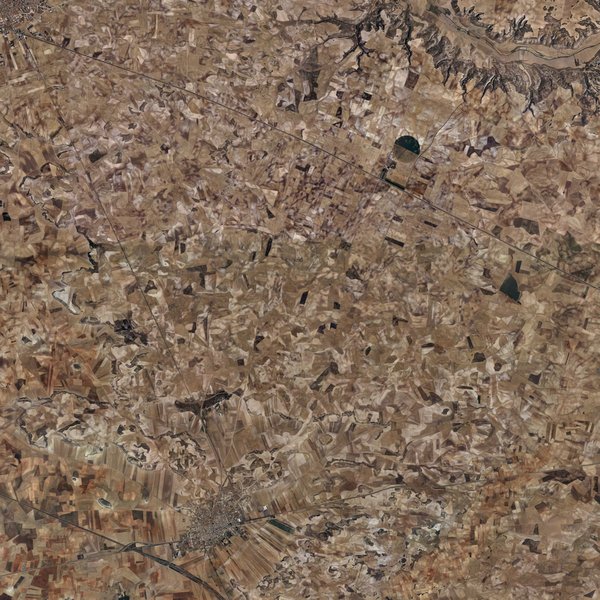 Superficie de 100 Km2 (10x10 Kms) al Sureste de La Guardia en el formato de visualización interactivo
Nuestro pueblo está en la esquina superior izquierda del mapa

