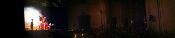 Foto panorámica de 180º de la Pasión Dramatizada 2011
