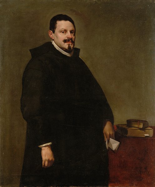 Reproducción en alta resolución del cuadro de Sebastián García de Huerta pintado por Velázquez en el sistema de visualización interactivo con controles
